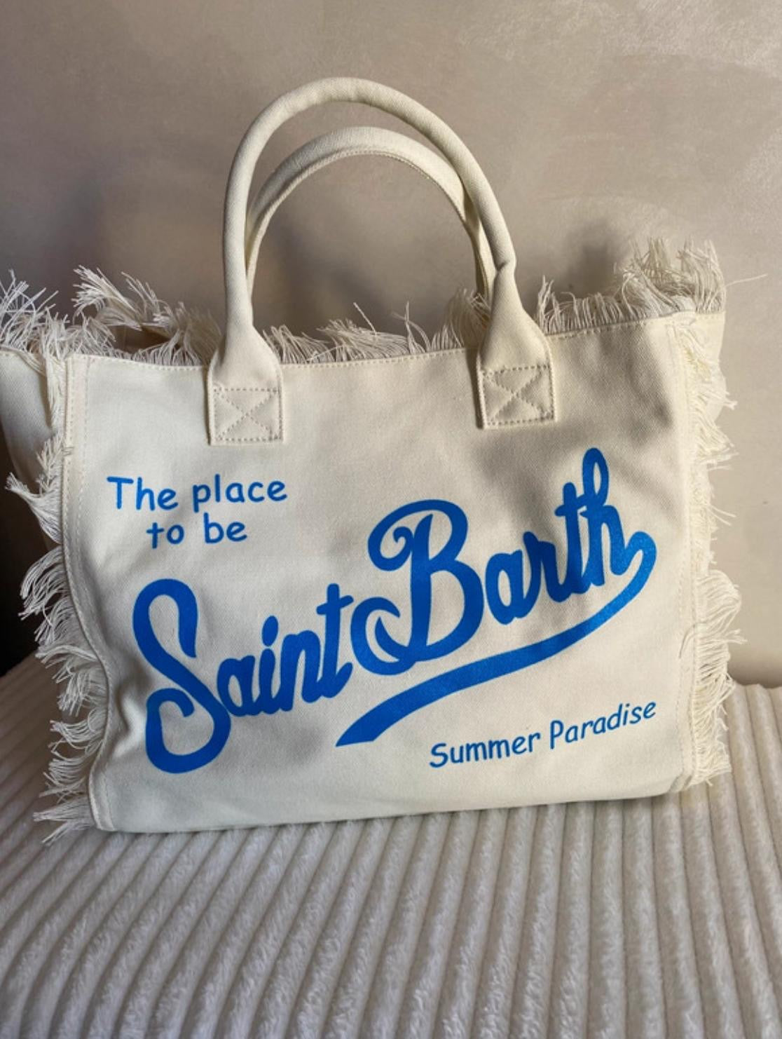 Bag Saint barth style milk