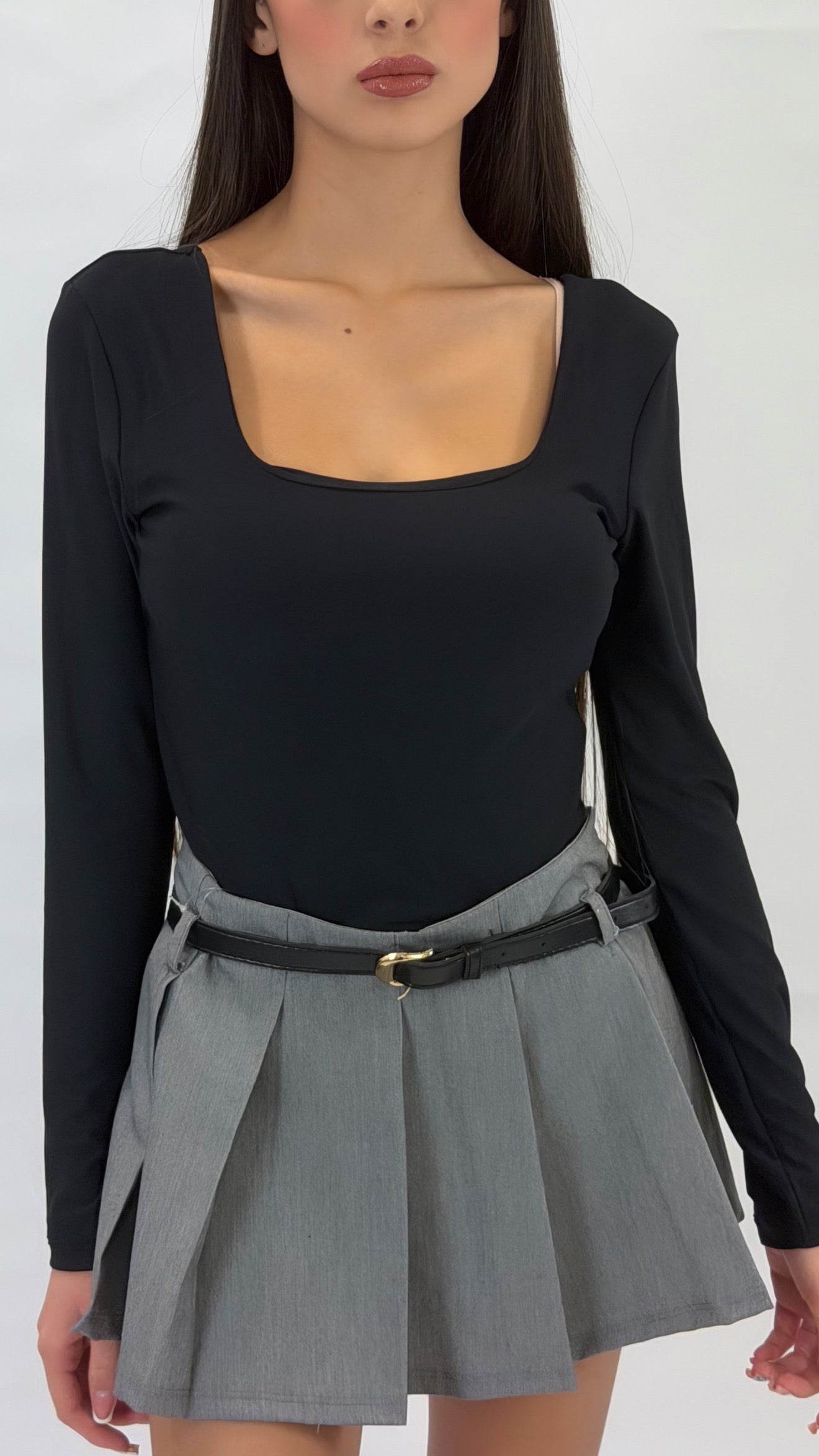 maglia crop miss boobs black