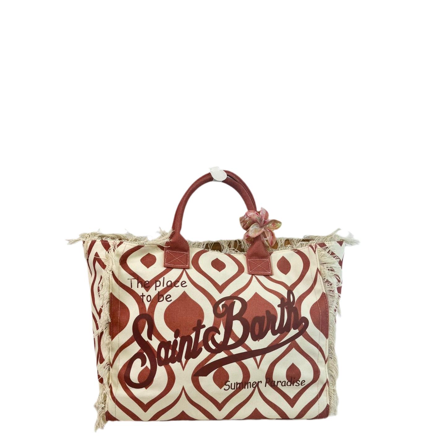 Bag Saint barth style bordeaux