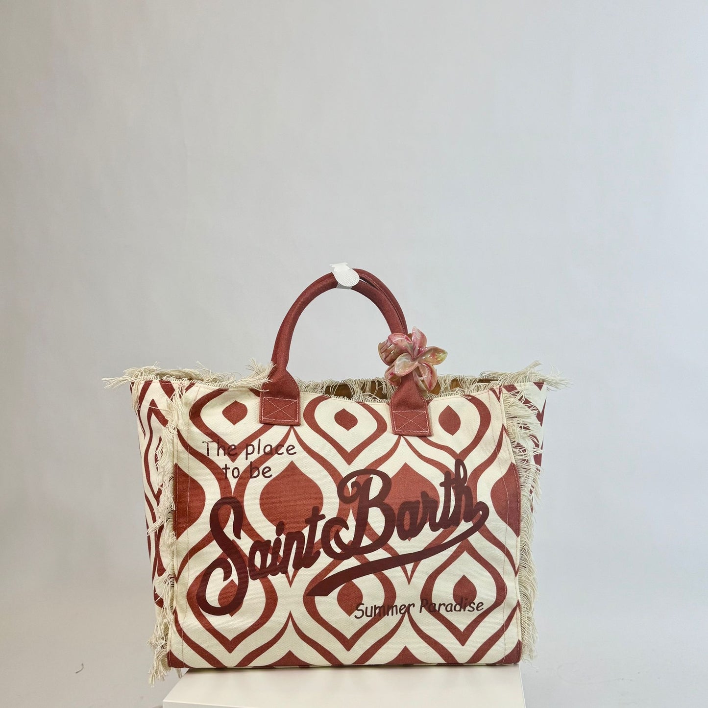 Bag Saint barth style bordeaux
