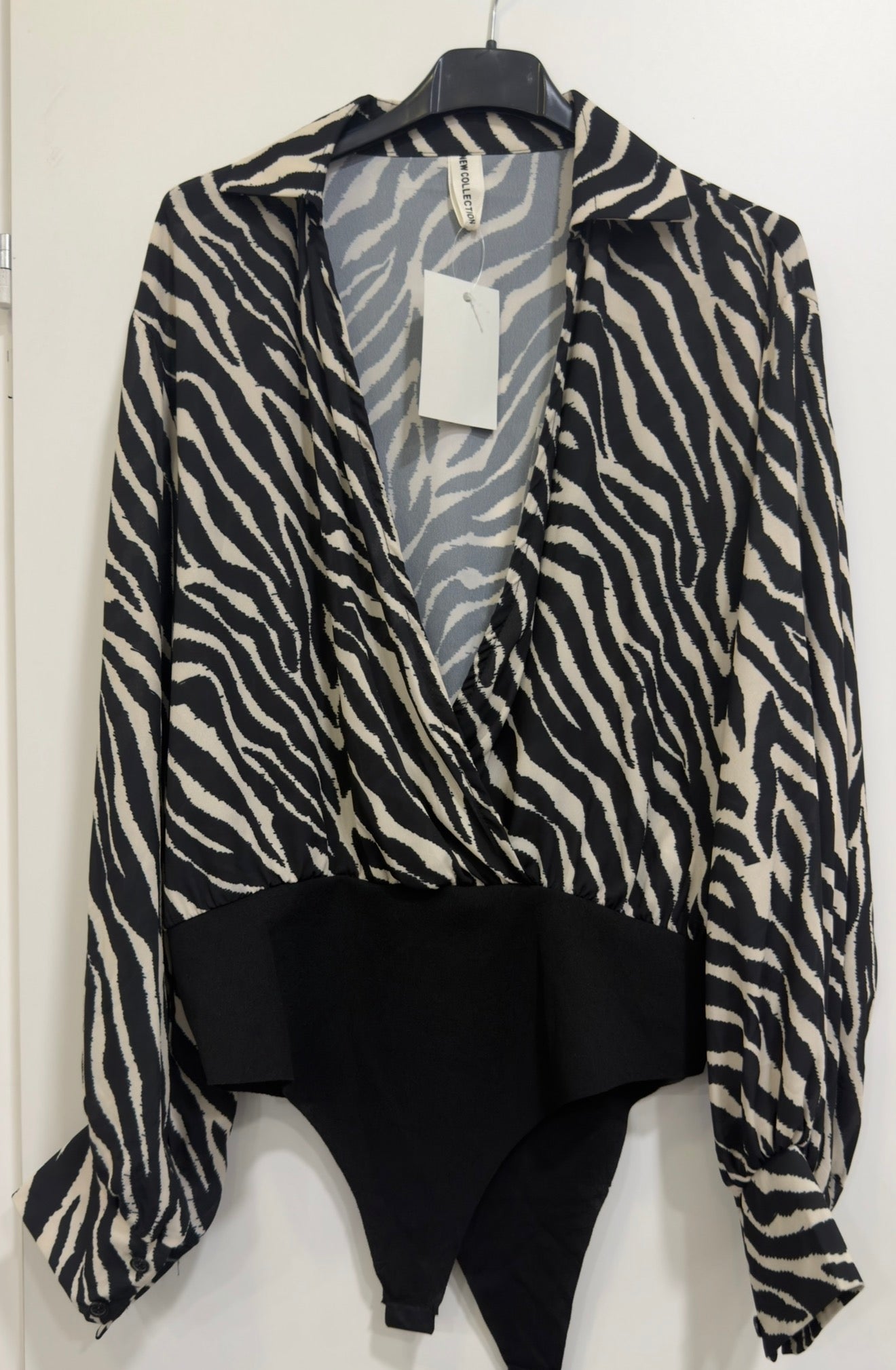camicia body zebra