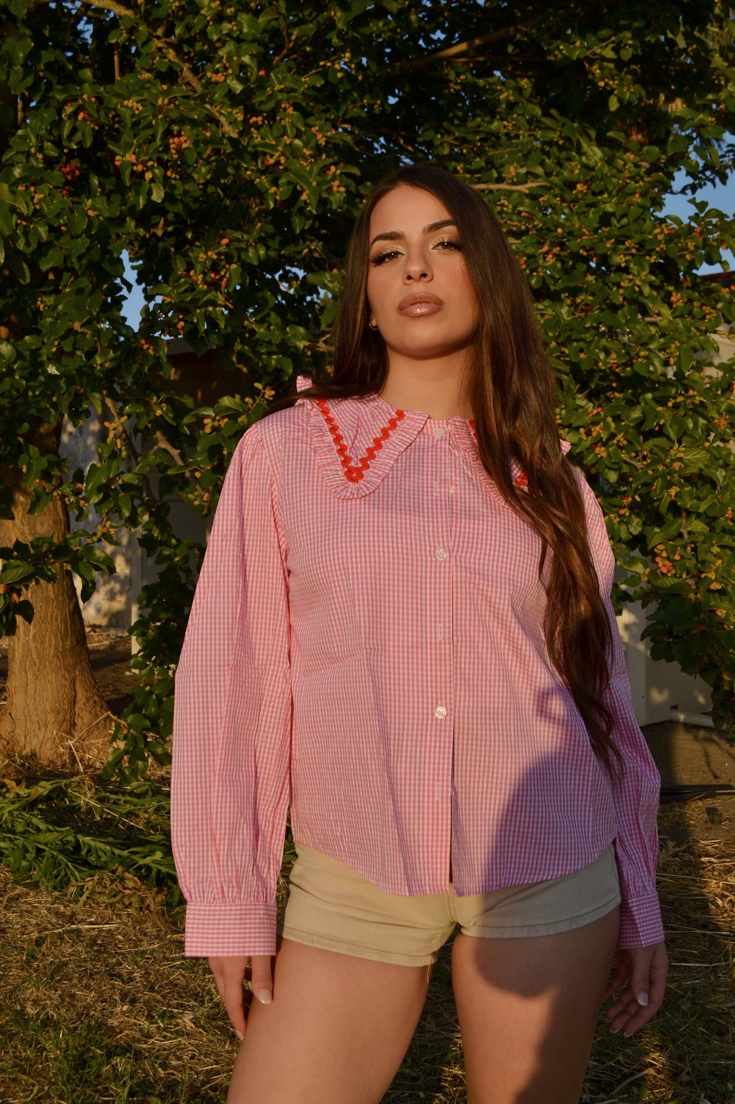 camicia vichy pretty