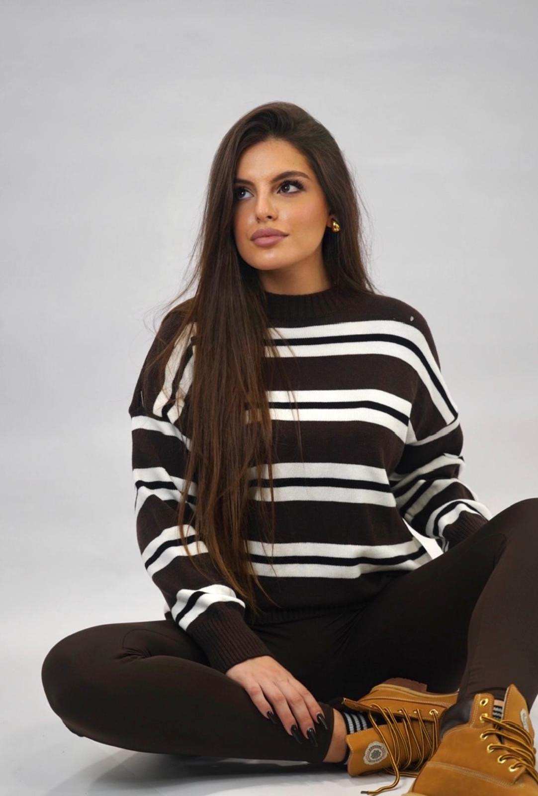 leggins brown con elastico