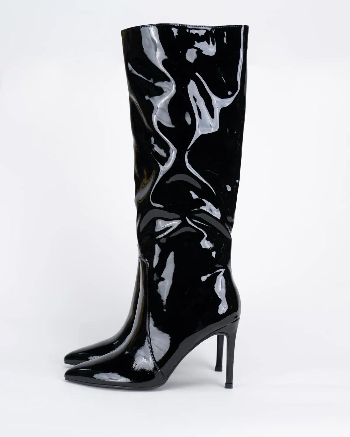 stivale glossy black