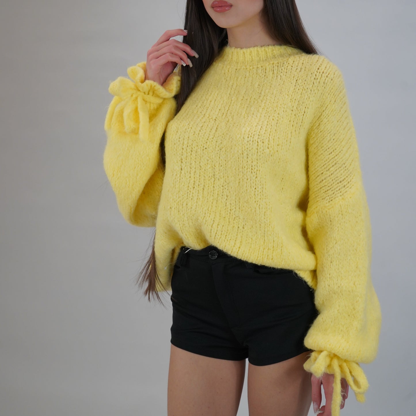 maglione fiocco color