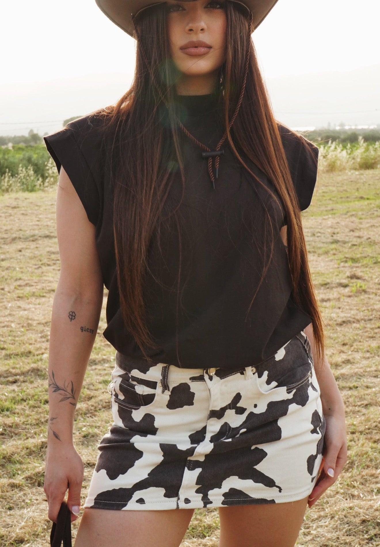 minigonna moo denim