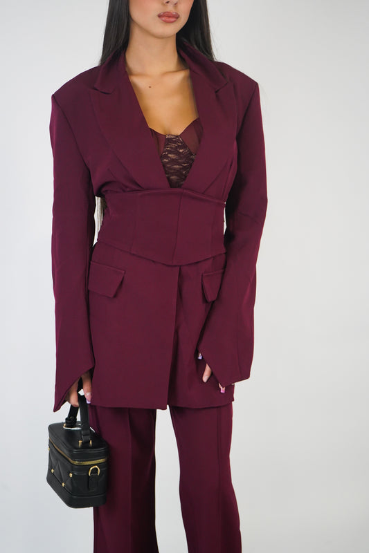 Tailleur coordinato alessia con fascia