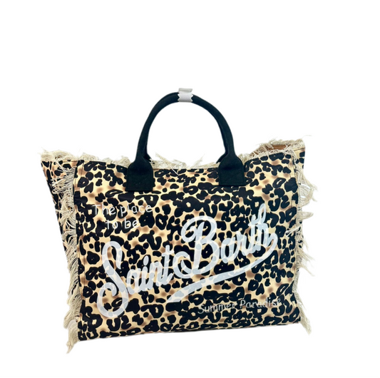 Bag Saint barth style leopard