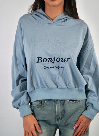 Felpa Bonjour