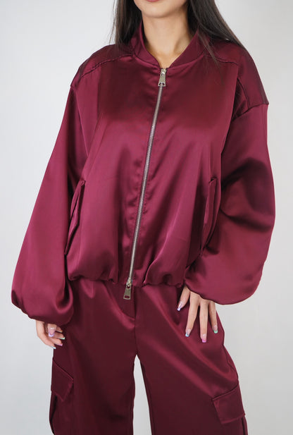 Pantalone Cargo Luma satin