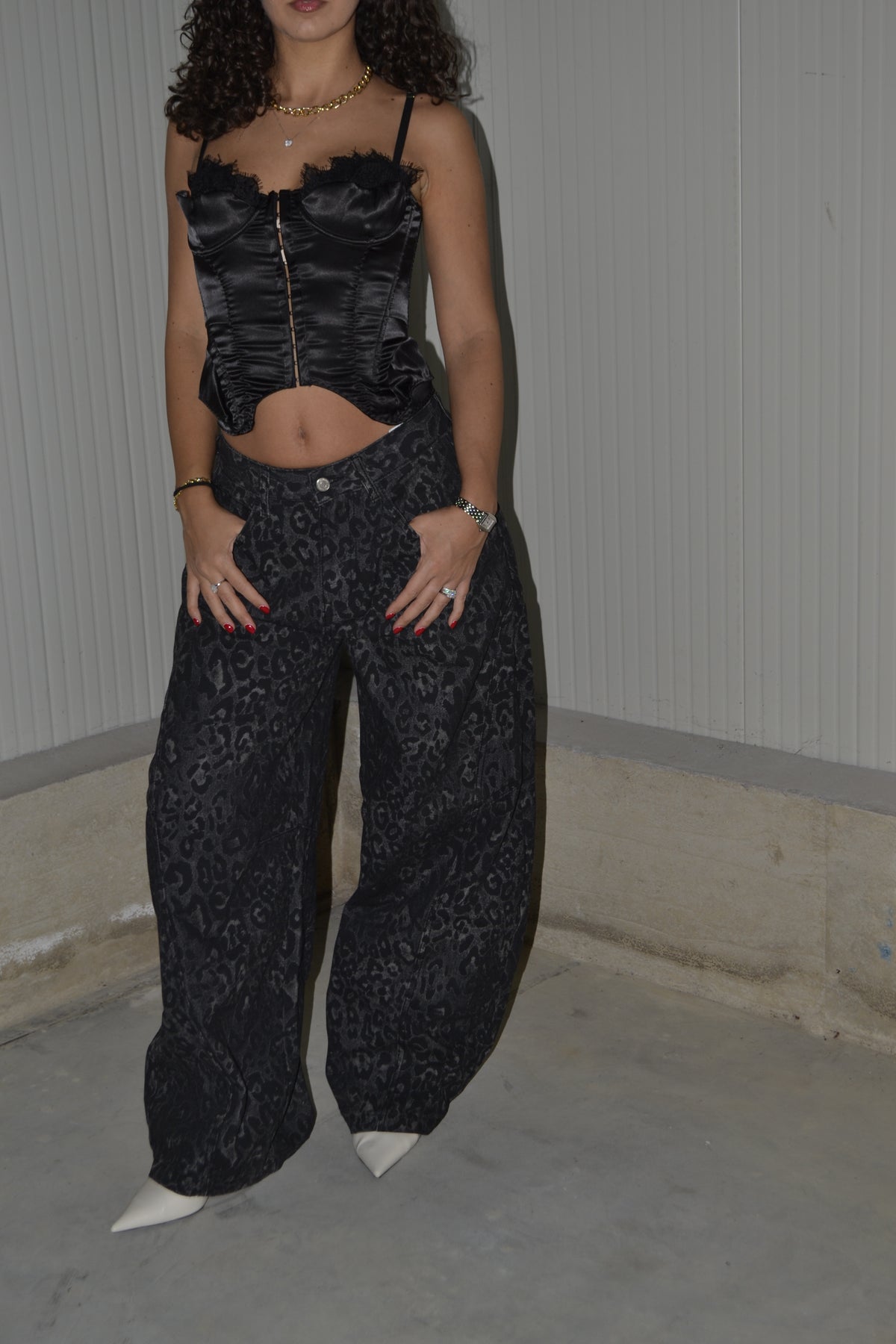 jeans black leo