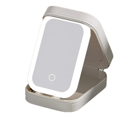 Beauty case mini con specchio led