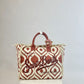 Bag Saint barth style bordeaux
