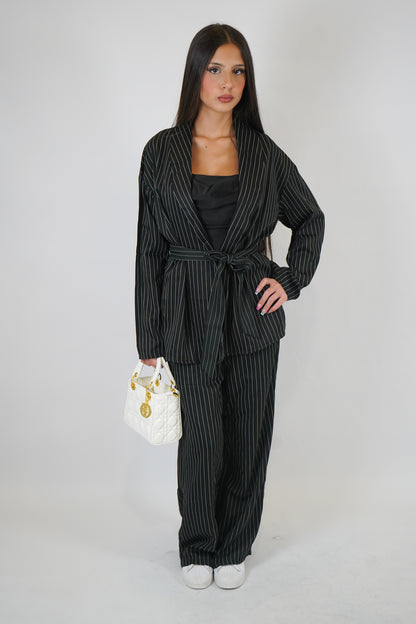 Coordinato karol righe