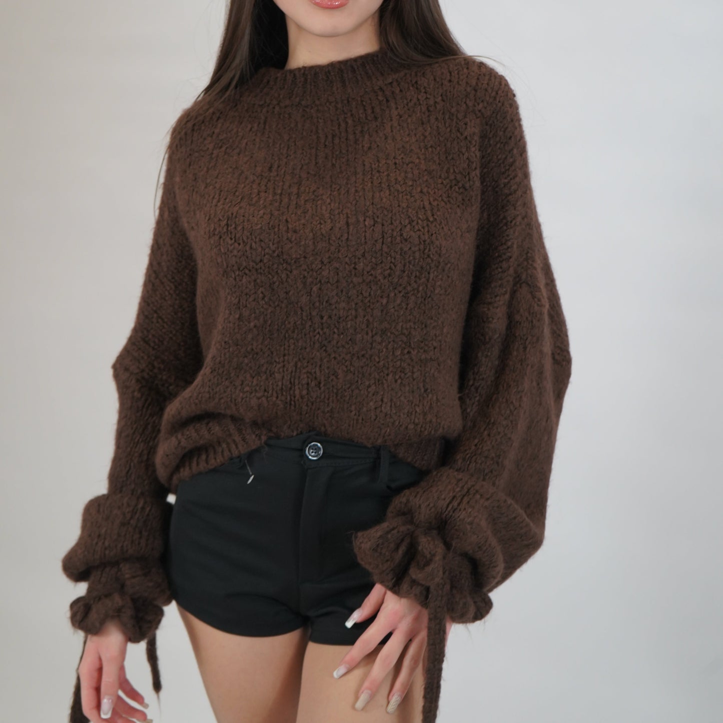 maglione fiocco color