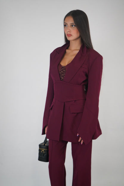 Tailleur coordinato alessia con fascia