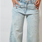 My secrets - jeans denim big diamond