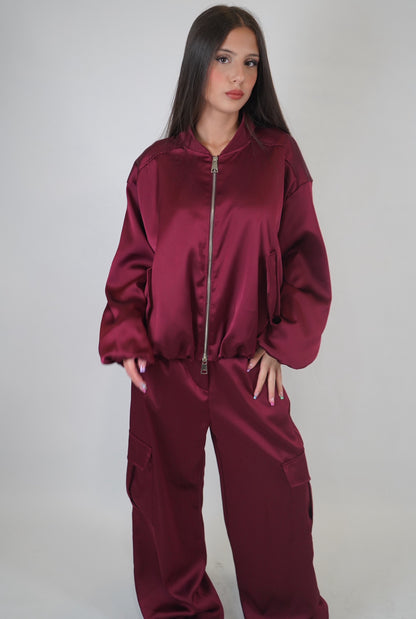 Pantalone Cargo Luma satin