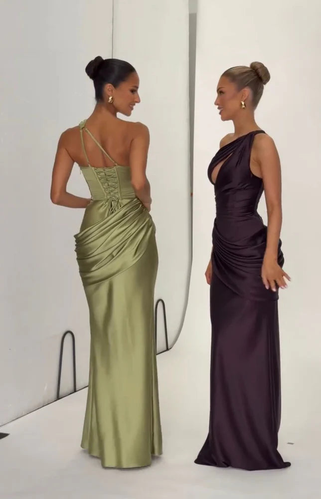 dress lungo sabrina elegant