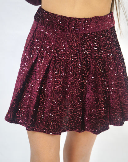 Skirt fiesta paillets