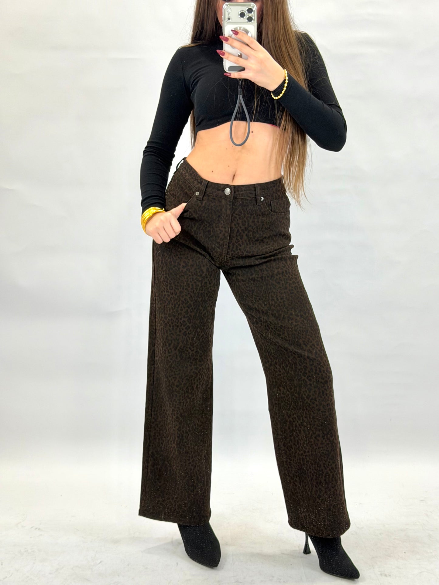 jeans leopard samira brown