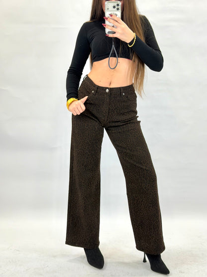 jeans leopard samira brown