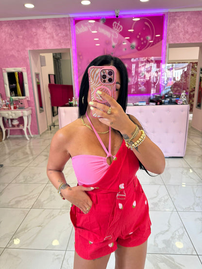 Femme fatale - Salopette Fragola Rossa