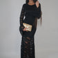Abito cloty pizzo