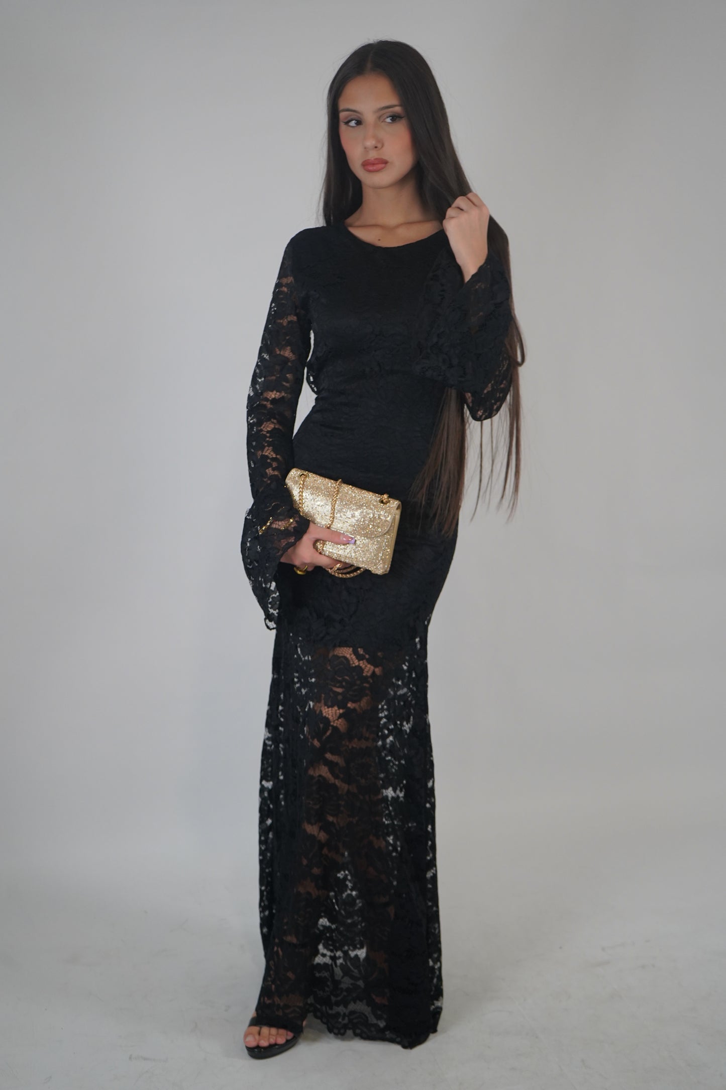 Abito cloty pizzo