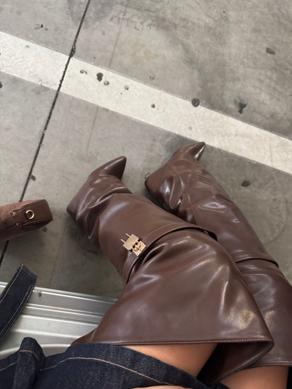 Stivale Givenchy high brown