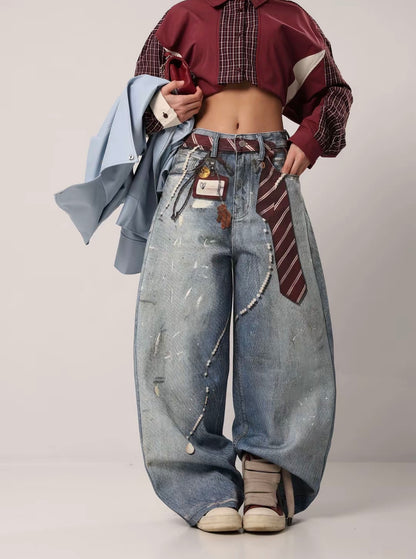 Jeans necktie