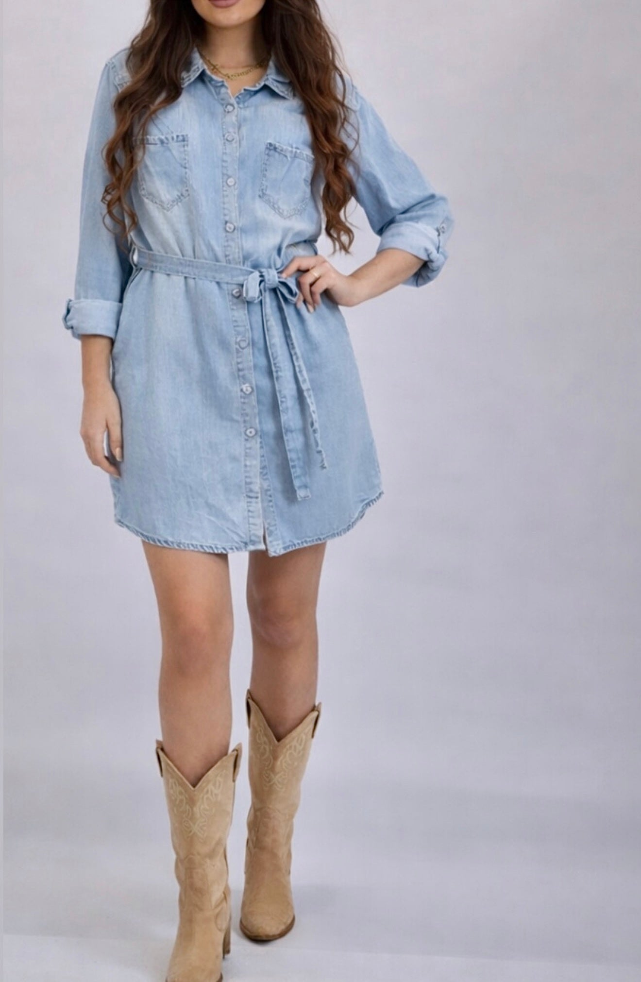 dress camicione denim
