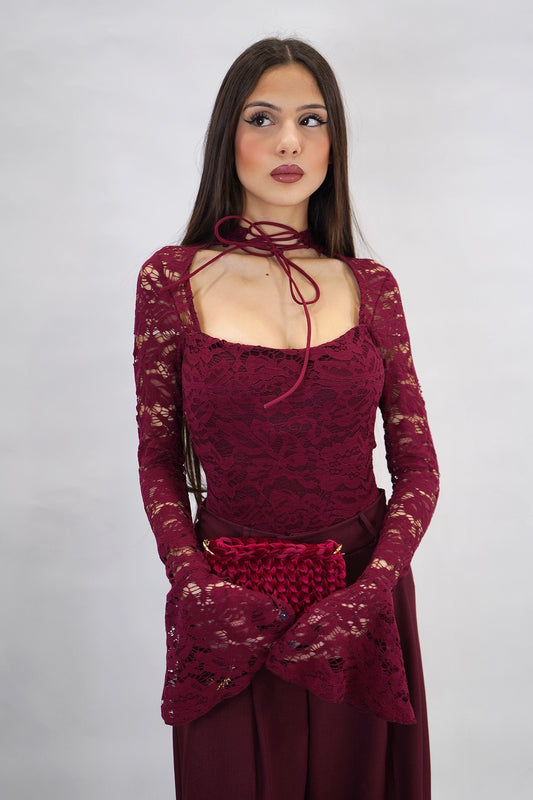 Body sophie in pizzo