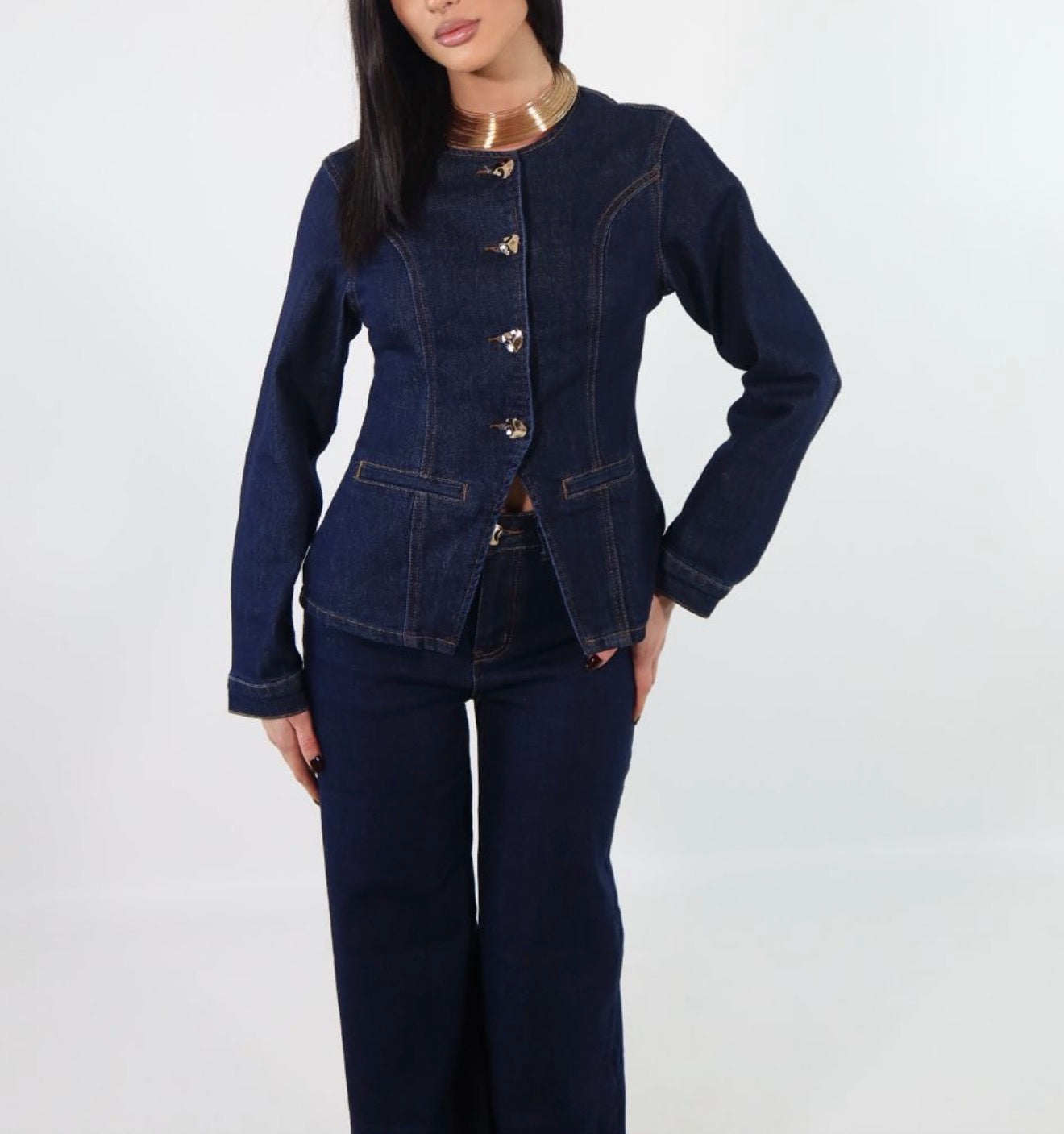 coordinato in denim morgana