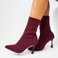 Stivaletto socks Bordeaux