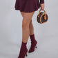 Stivaletto socks Bordeaux
