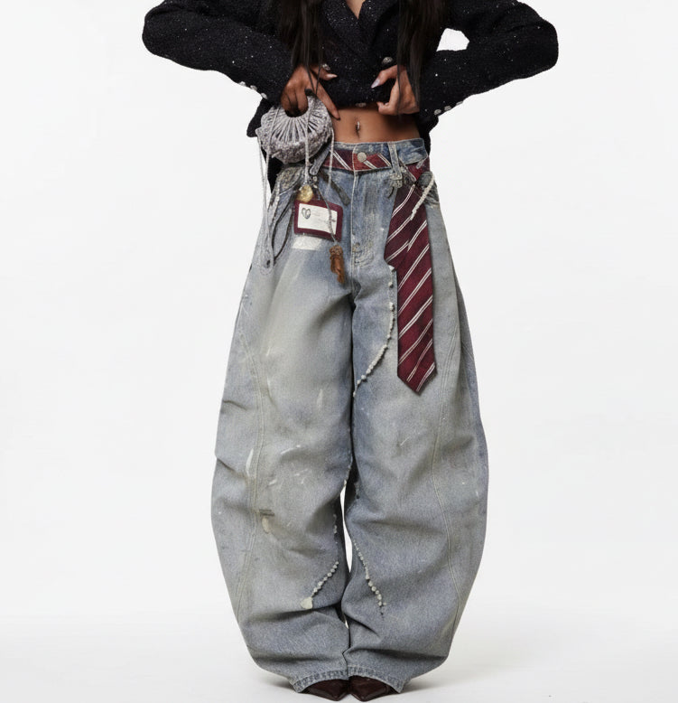 jeans necktie