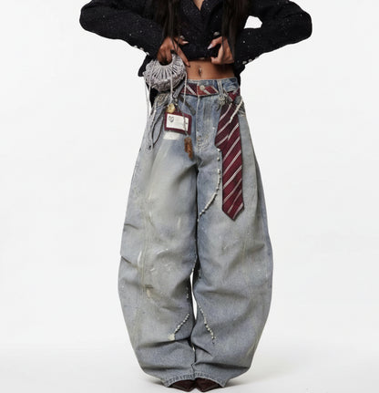 Jeans necktie
