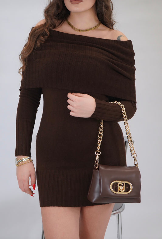 Abito in maglia a barca