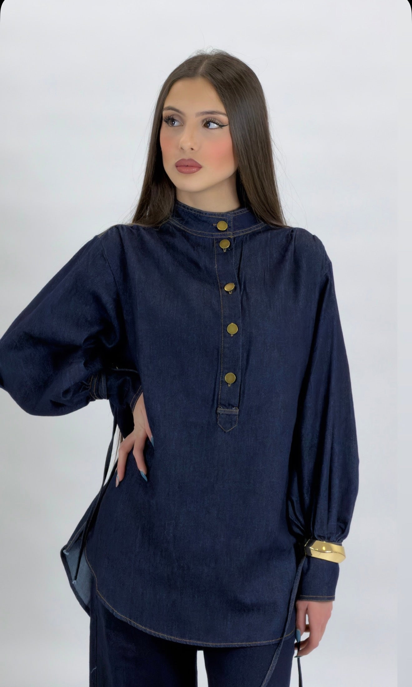 camicia berry in denim