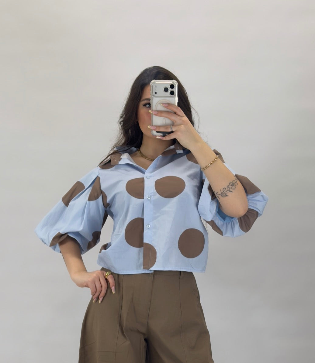 camicia big pois