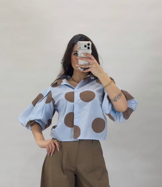 Camicia big pois