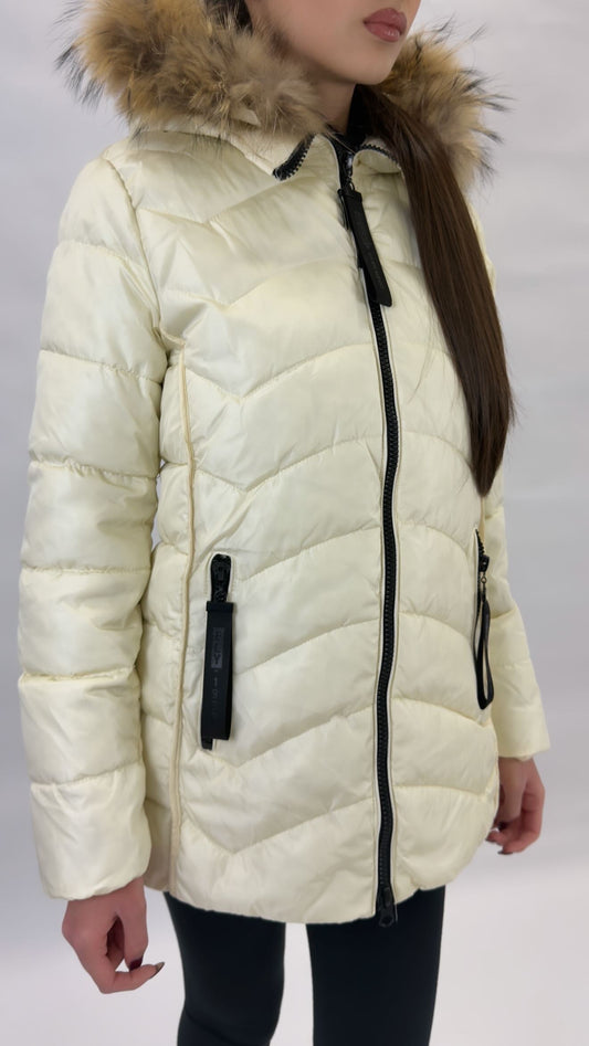 Giubbino panna flurry