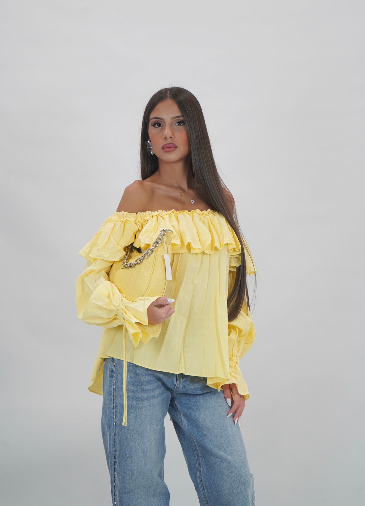 camicia scollo a barca alexandra