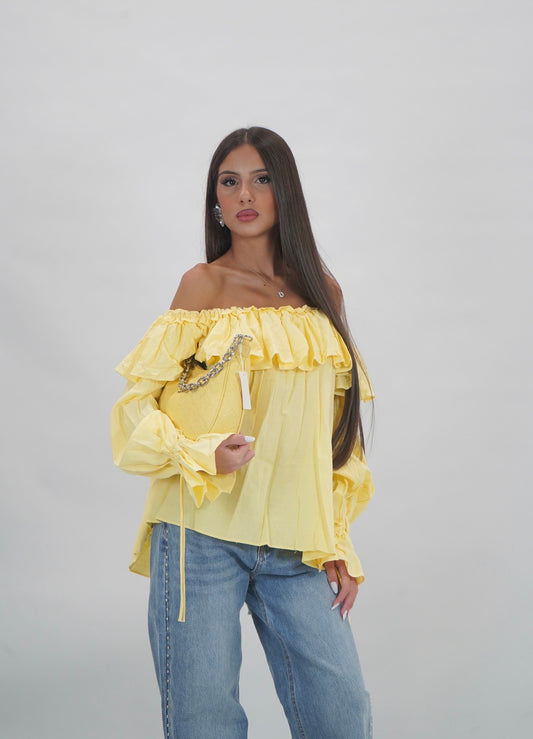 Camicia scollo a barca alexandra