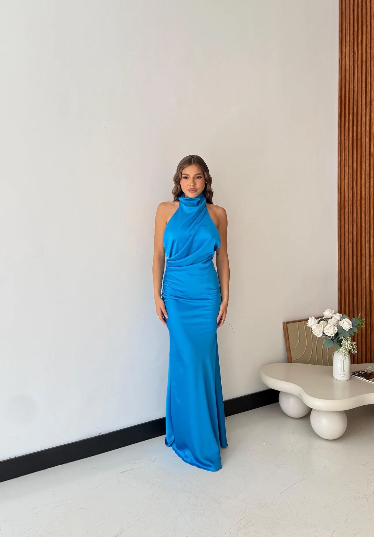 abito britney elegante in raso