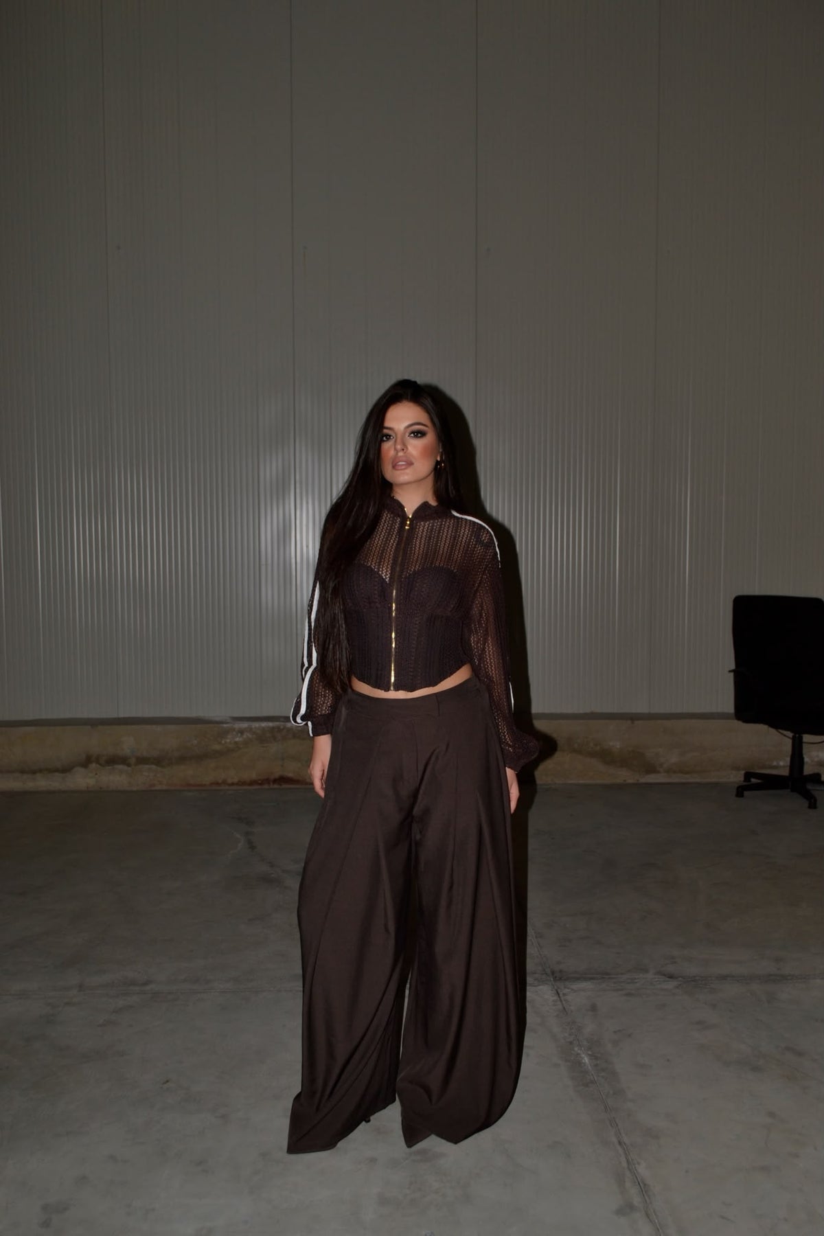giacca ady traforata corsetto