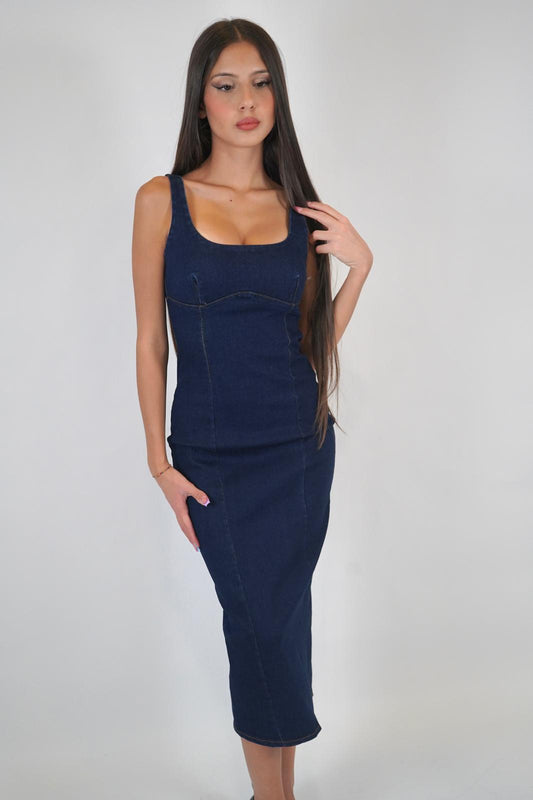 Dress denim Zara style