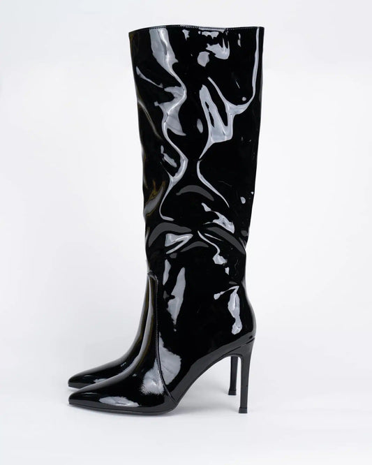 Stivale glossy black