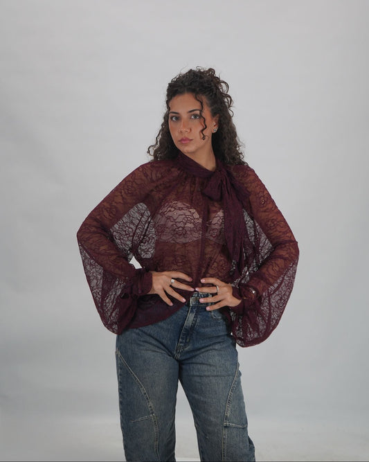Camicia pizzo gresya